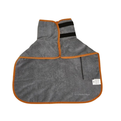 DryPaws – Mikrofaser Hundebademantel mit Klettverschluss